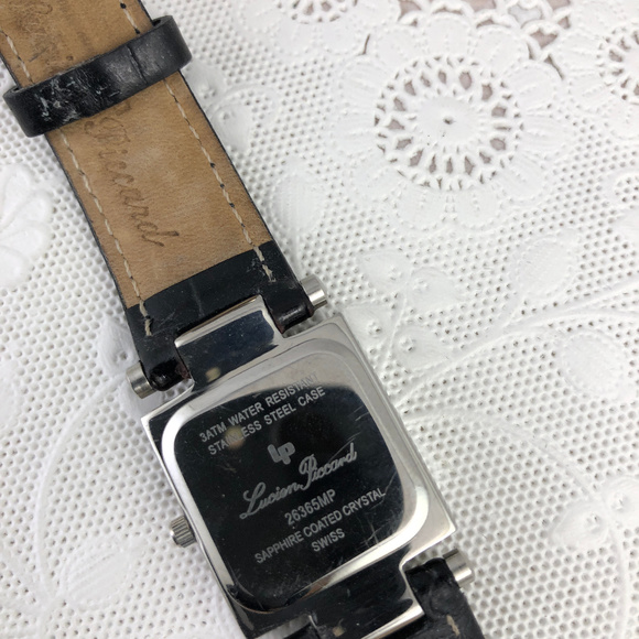 Lucien Piccard Prima Crystal Accented MOP Watch